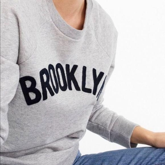 J. Crew Tops - ✨SALE✨ J. Crew Brooklyn Sweatshirt, Grey, XL